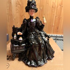 Handpainted Well Dressed Witch Purple and Black Series #2